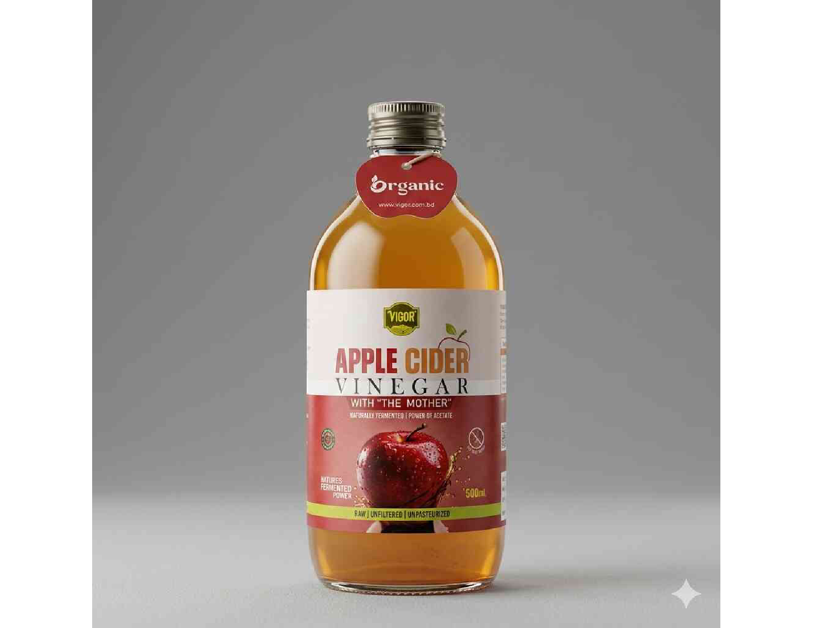 Vigor Apple Cider Vinegar with Mother (500ml)